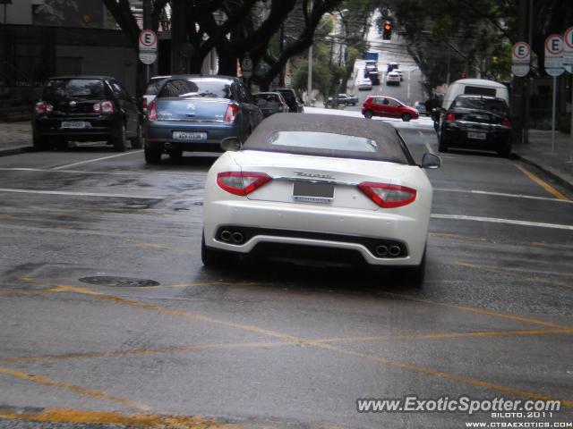 Maserati GranTurismo spotted in Curitiba, PR, Brazil