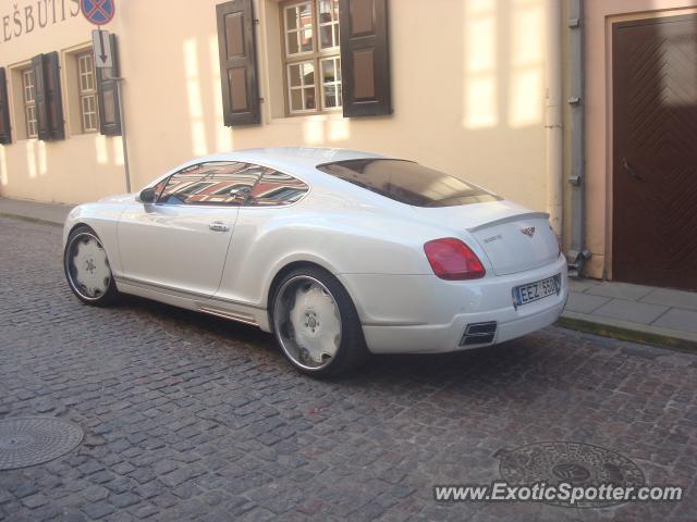 Bentley Continental spotted in Vilnius, Lithuania