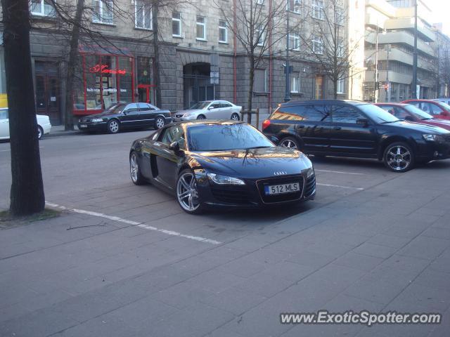 Audi R8 spotted in Vilnius, Lithuania