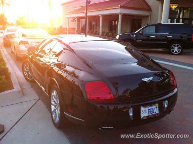 Bentley Continental spotted in Jacksonville, Florida