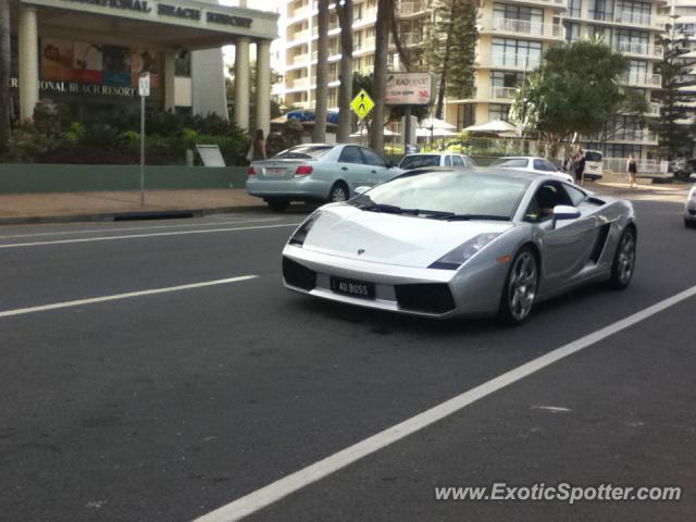 Lamborghini Gallardo spotted in Gold Coast, Australia