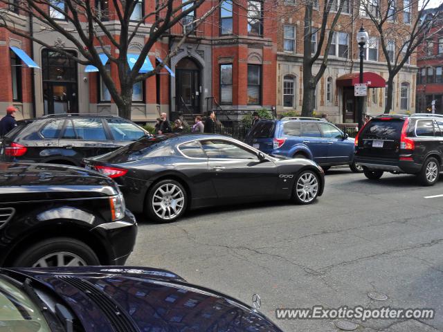 Maserati GranTurismo spotted in Boston, Massachusetts