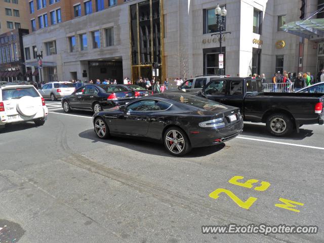 Aston Martin DB9 spotted in Boston, Massachusetts