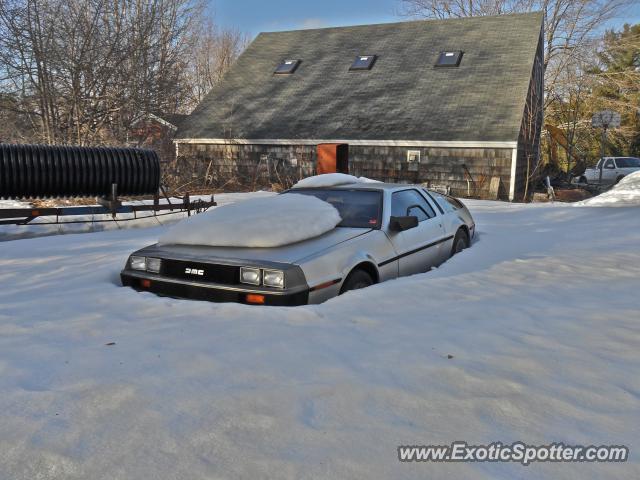 DeLorean DMC-12 spotted in Yarmouth, Maine
