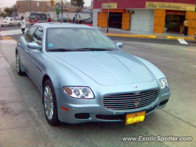 Maserati Quattroporte spotted in Lima, Peru