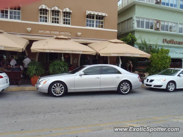 Mercedes Maybach spotted in Miami, Florida