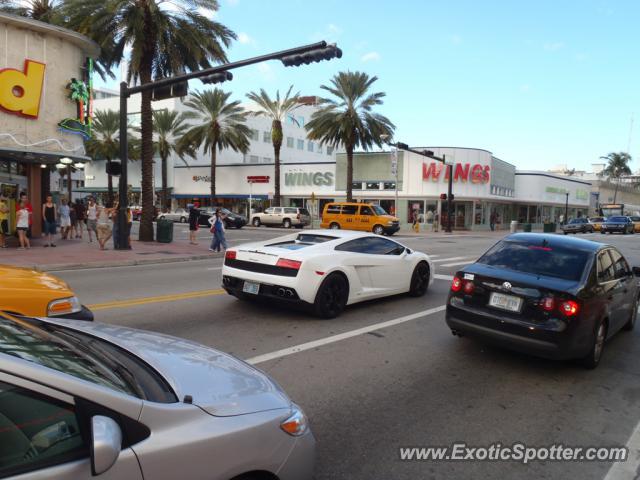 Lamborghini Gallardo spotted in Miami, Florida