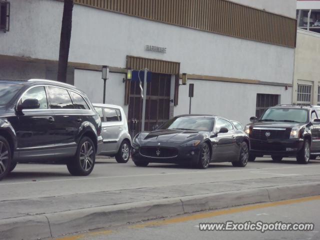 Maserati GranTurismo spotted in Miami, Florida