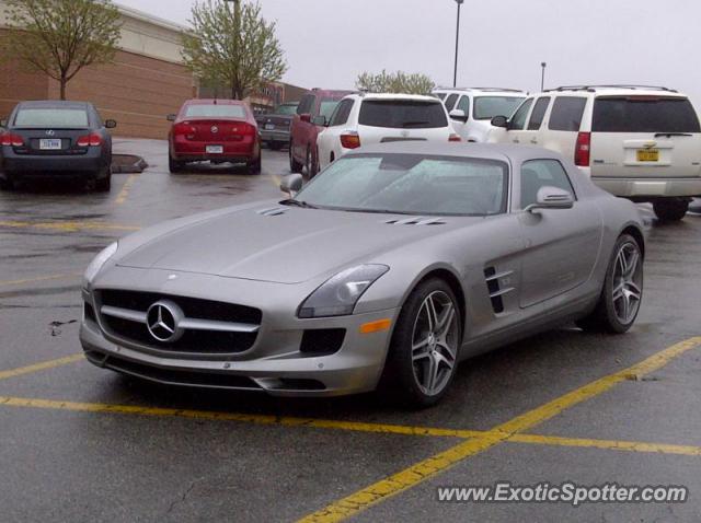 Mercedes SLS AMG spotted in Des Moines, Iowa