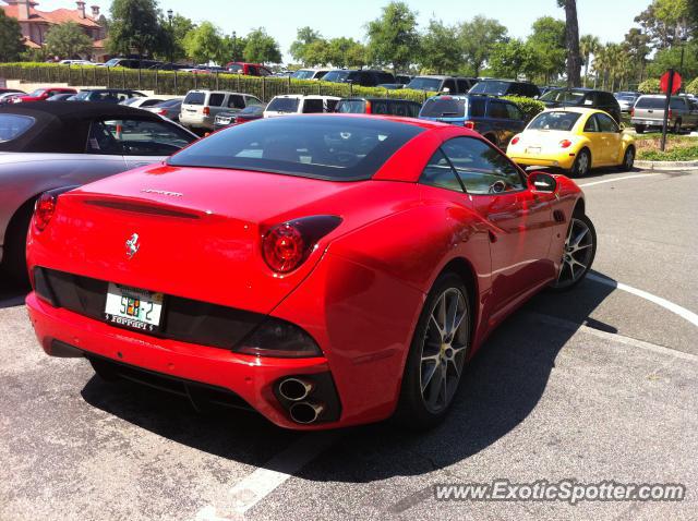 Ferrari California spotted in Jacksonville, Florida