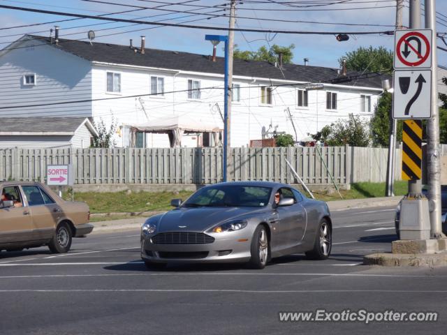 Aston Martin DB9 spotted in Montreal, Canada