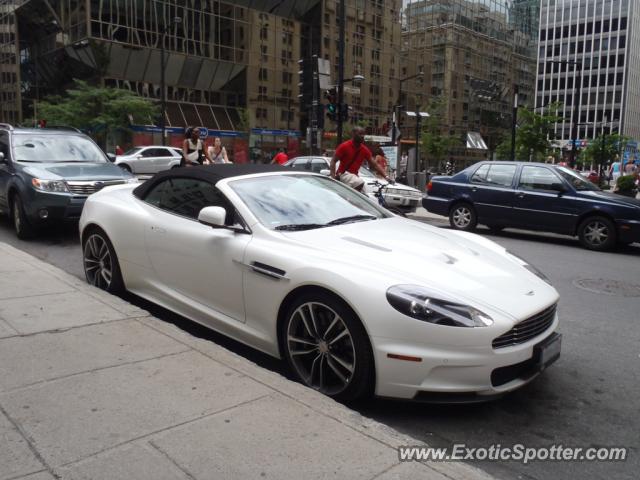 Aston Martin DBS spotted in Montreal, Canada