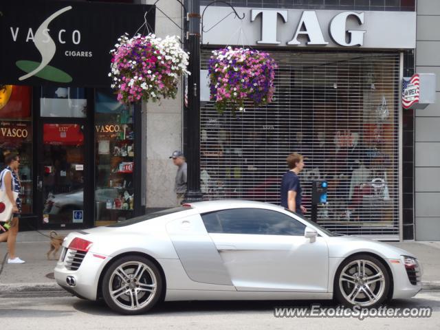 Audi R8 spotted in Montreal, Canada