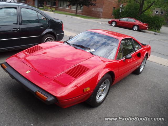 Ferrari 308 spotted in Montreal, Canada