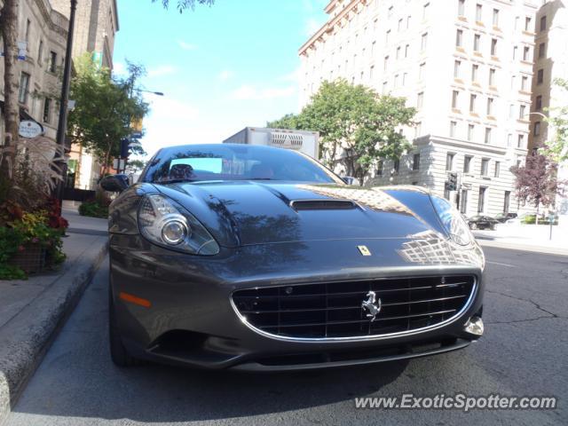 Ferrari California spotted in Montreal, Canada