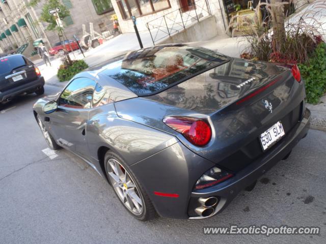 Ferrari California spotted in Montreal, Canada