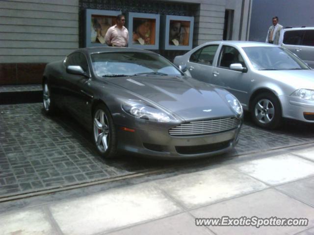 Aston Martin DB9 spotted in Lima, Peru