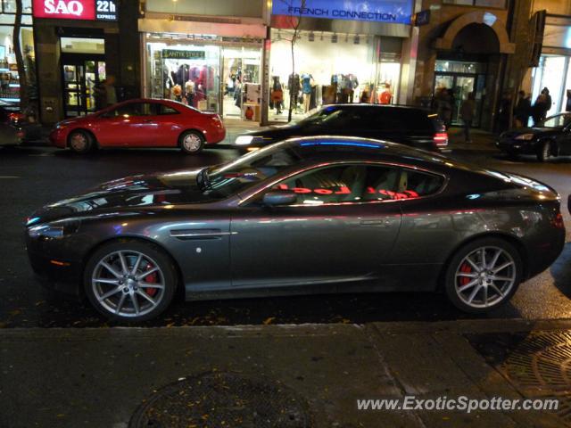 Aston Martin DB9 spotted in Montreal, Canada