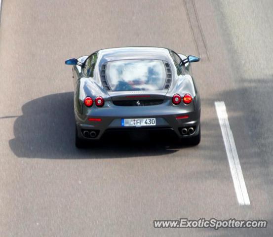 Ferrari F430 spotted in Motoway, Germany