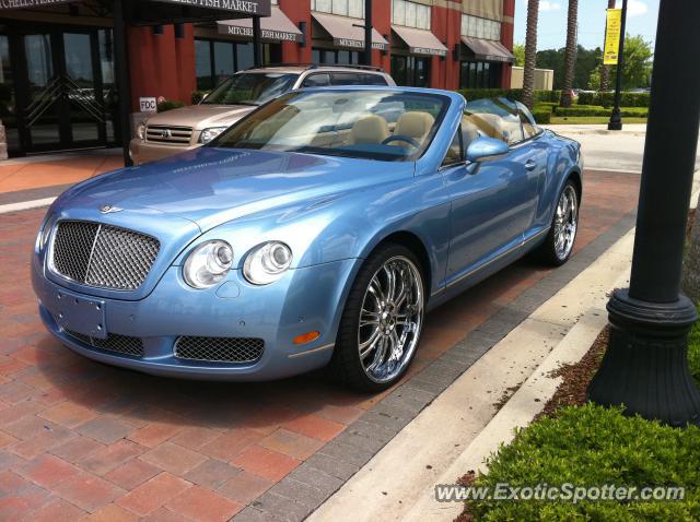 Bentley Continental spotted in Jacksonville, Florida