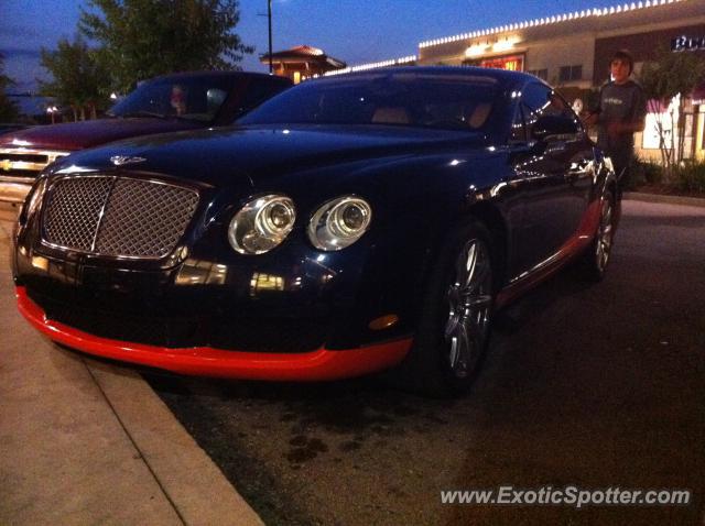 Bentley Continental spotted in Jacksonville, Florida