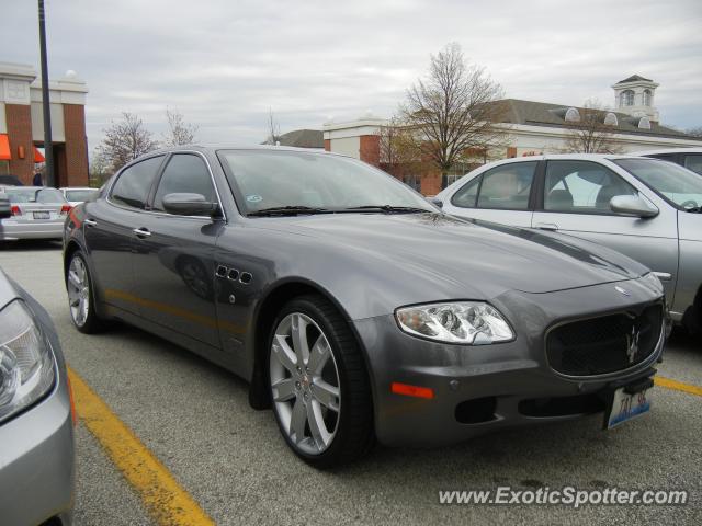 Maserati Quattroporte spotted in Deerpark, Illinois