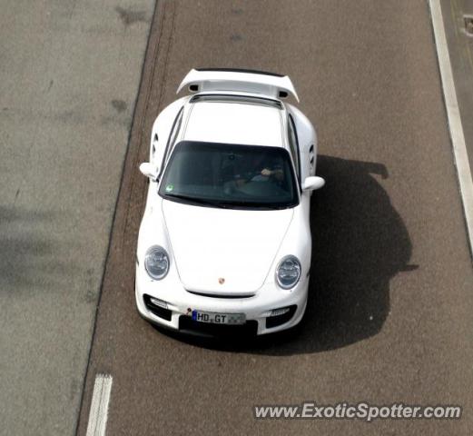 Porsche 911 GT2 spotted in Motoway, Germany