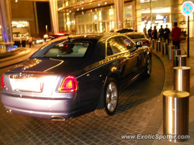 Rolls Royce Ghost spotted in Dubai, United Arab Emirates