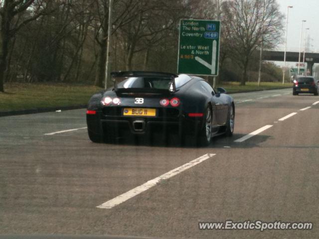 Bugatti Veyron spotted in Leicester, United Kingdom