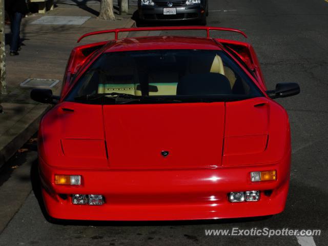 Lamborghini Diablo spotted in Orinda, California