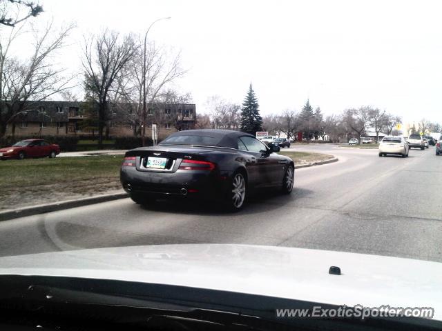 Aston Martin DB9 spotted in Winnipeg, Manitoba, Canada