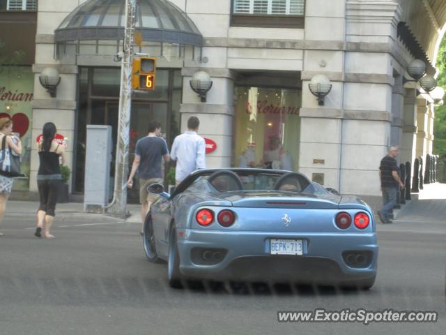 Ferrari 360 Modena spotted in Toronto, Canada