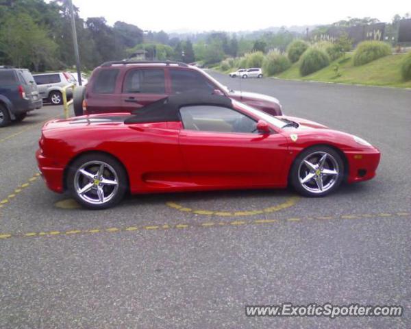 Ferrari 360 Modena spotted in Guatemala City, Guatemala