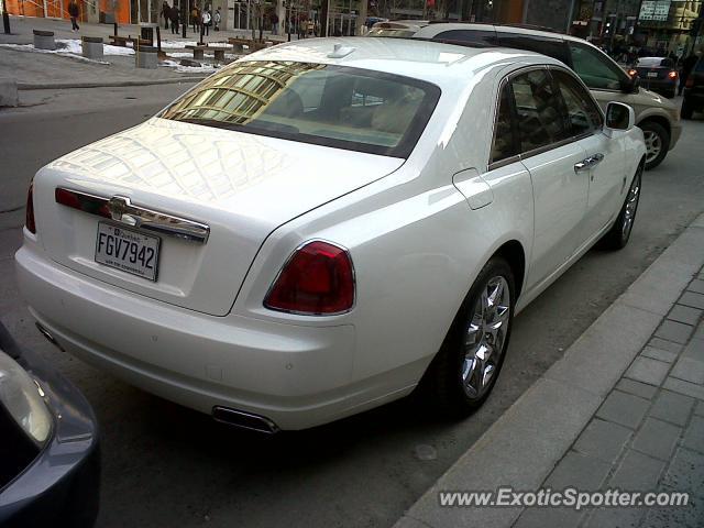 Rolls Royce Ghost spotted in Montreal, Canada