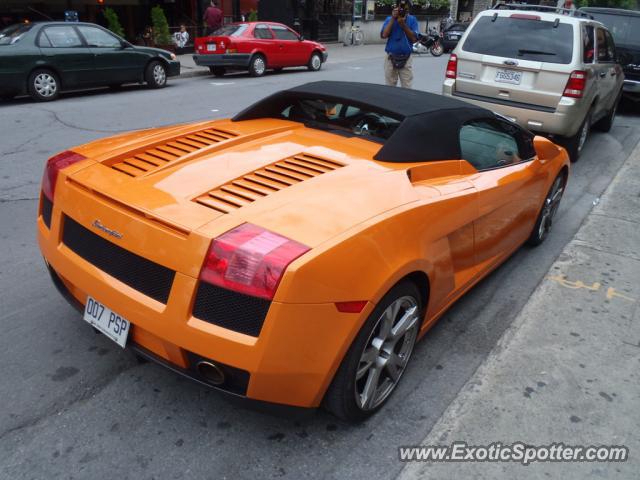 Lamborghini Gallardo spotted in Montreal, Canada