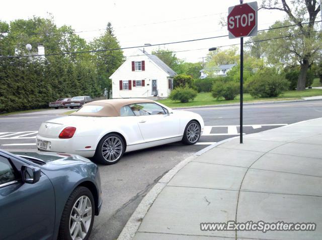 Bentley Continental spotted in Chestnut Hill, Massachusetts