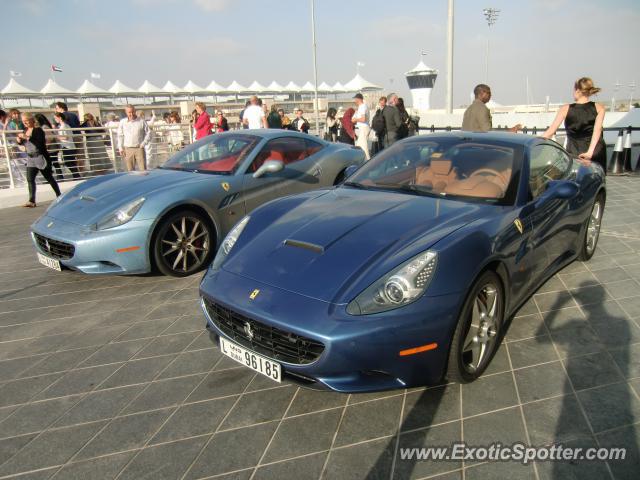 Ferrari California spotted in Abu Dhabi, United Arab Emirates