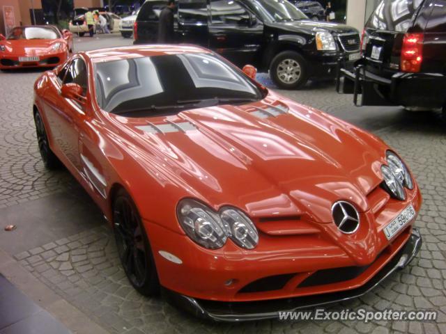 Mercedes SLR spotted in Dubai, United Arab Emirates