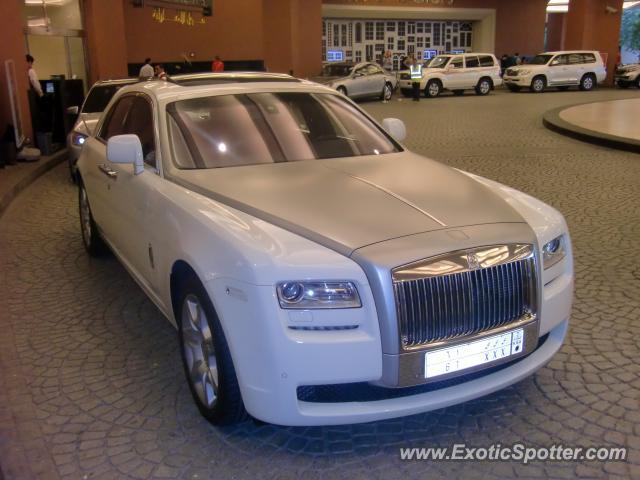 Rolls Royce Ghost spotted in Dubai, United Arab Emirates