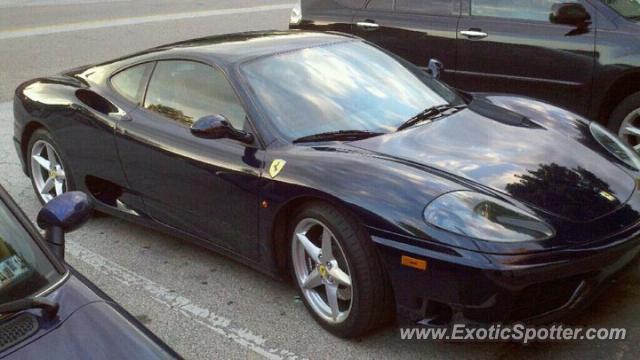 Ferrari 360 Modena spotted in Wayne, Pennsylvania