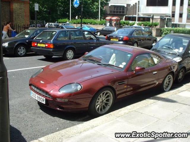 Aston Martin DB7 spotted in London, United Kingdom