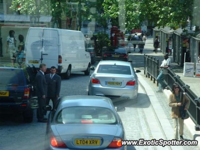 BMW M5 spotted in London, United Kingdom