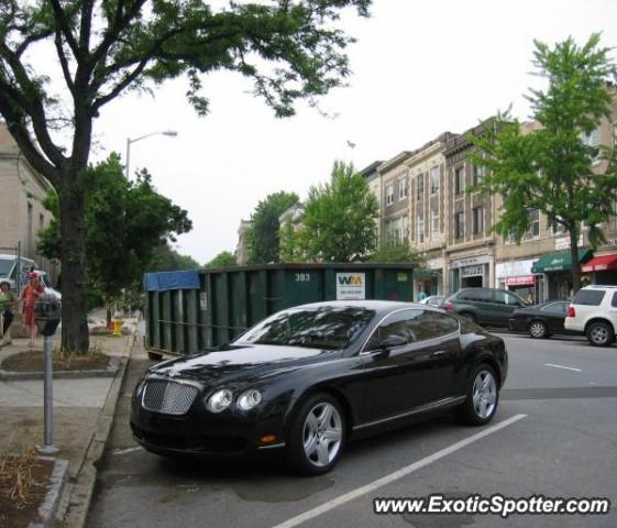 Bentley Continental spotted in Greenwich, Connecticut