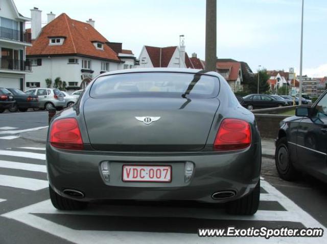 Bentley Continental spotted in Knokke, Belgium