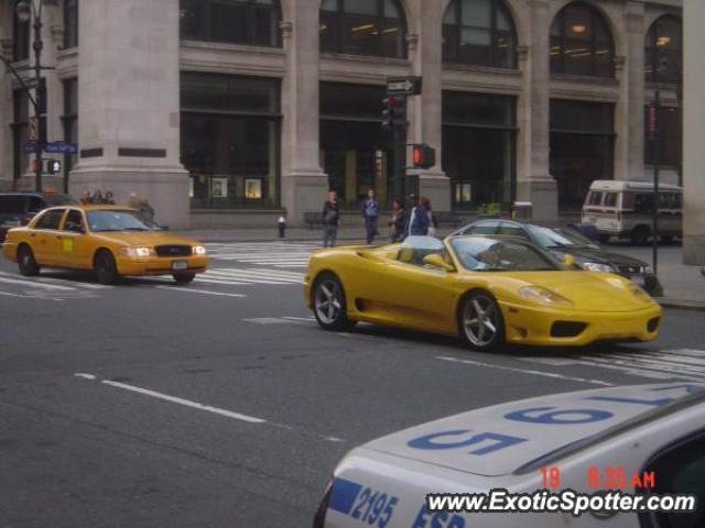 Ferrari 360 Modena spotted in New York, New York