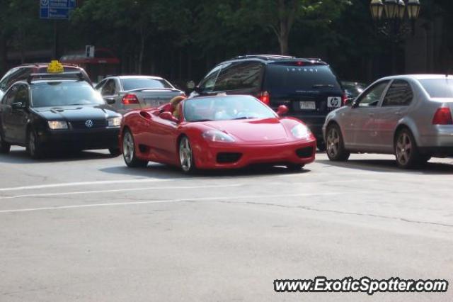 Ferrari 360 Modena spotted in Montreal, Canada