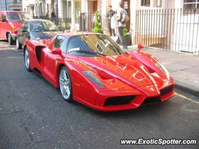 Ferrari Enzo spotted in London, United Kingdom