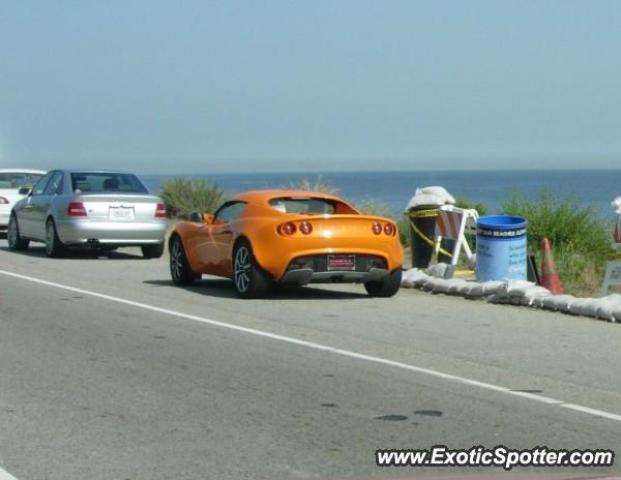 Lotus Elise spotted in Malibu, California