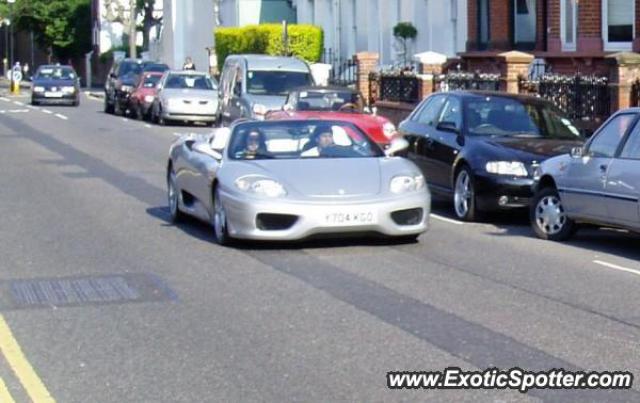 Ferrari 360 Modena spotted in London, United Kingdom