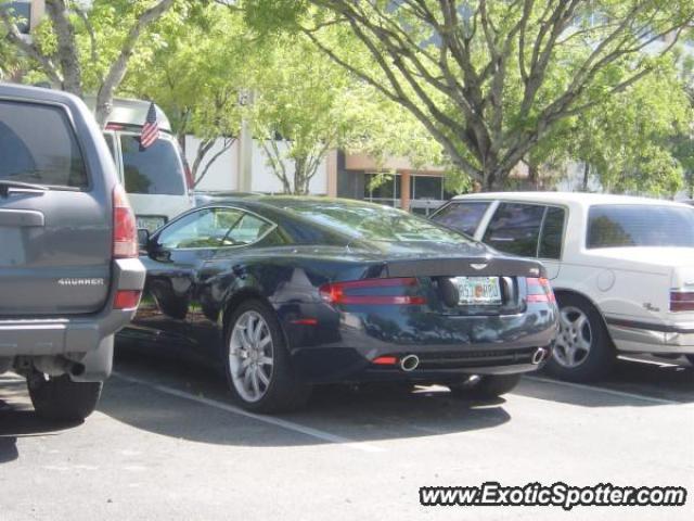 Aston Martin DB9 spotted in Miami, Florida